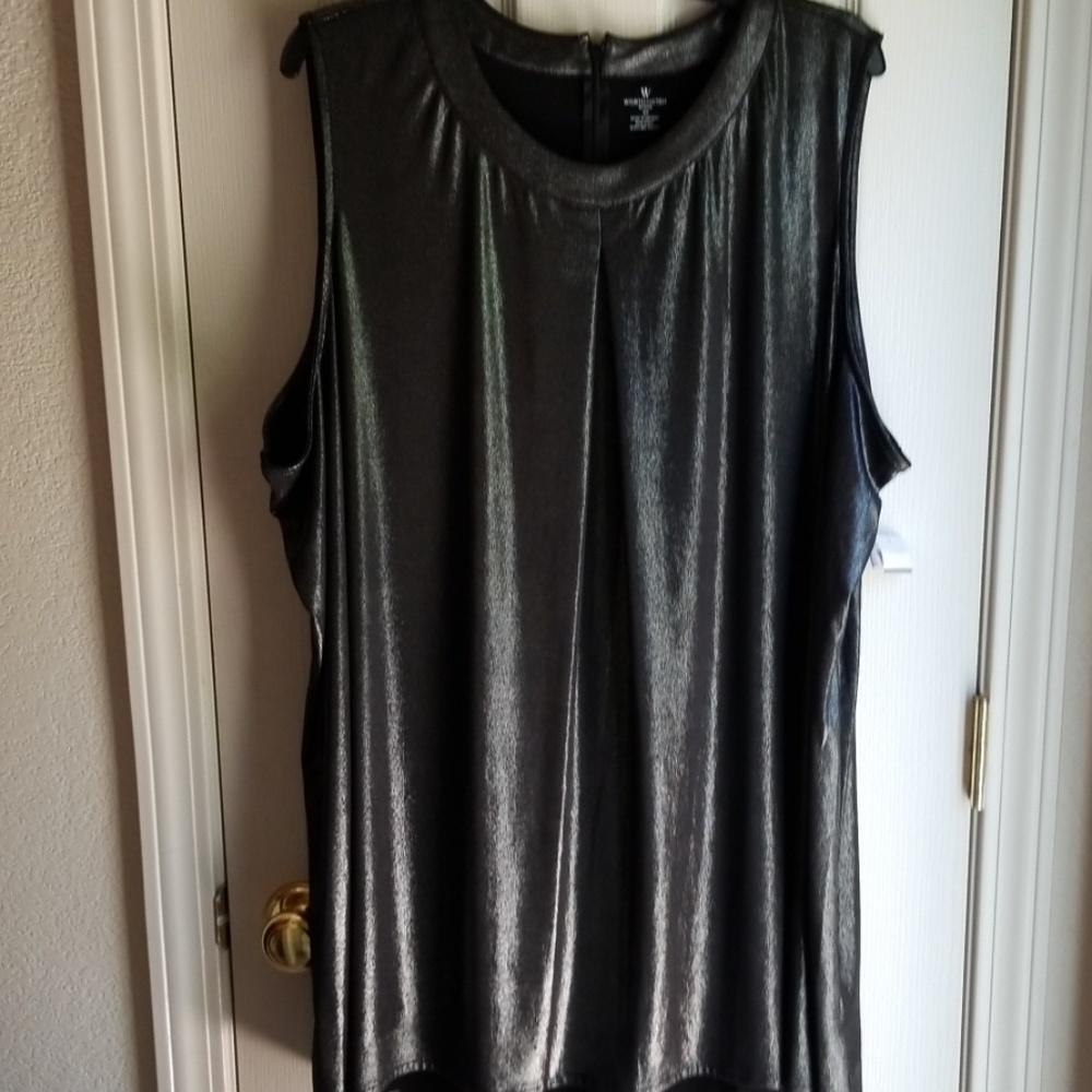 NWT WORTHINGTON WOMAN FLOWY PARTY DRESS SZ 3X
